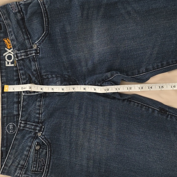 FOX Junior's Size 7 Dark Blue Skinny Jeans - Picture 7 of 8
